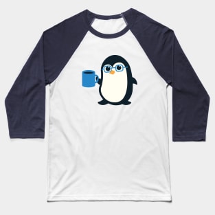 Penguin Cute Penguin Glasses Baseball T-Shirt